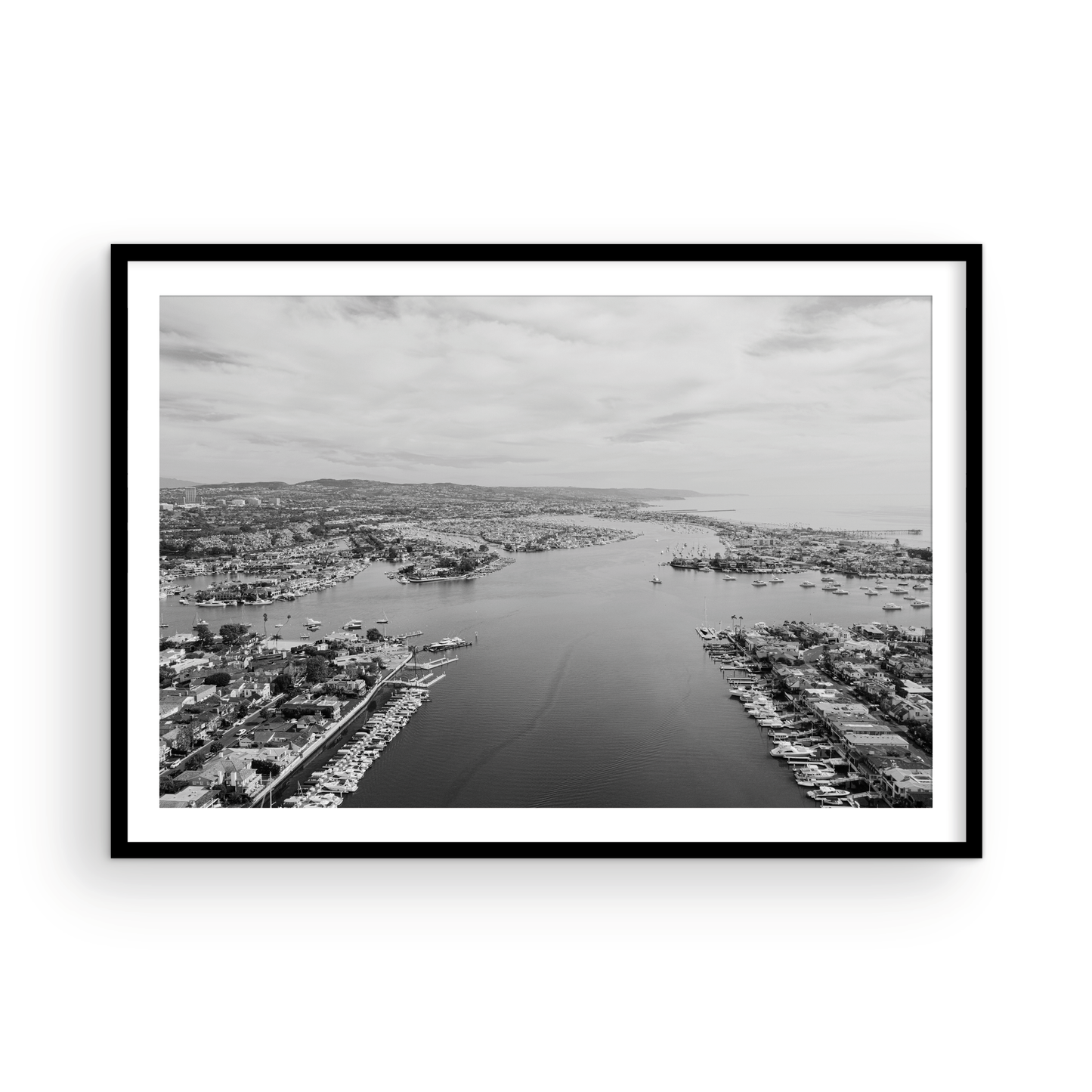 AERIAL NEWPORT BEACH TURNING BASIN