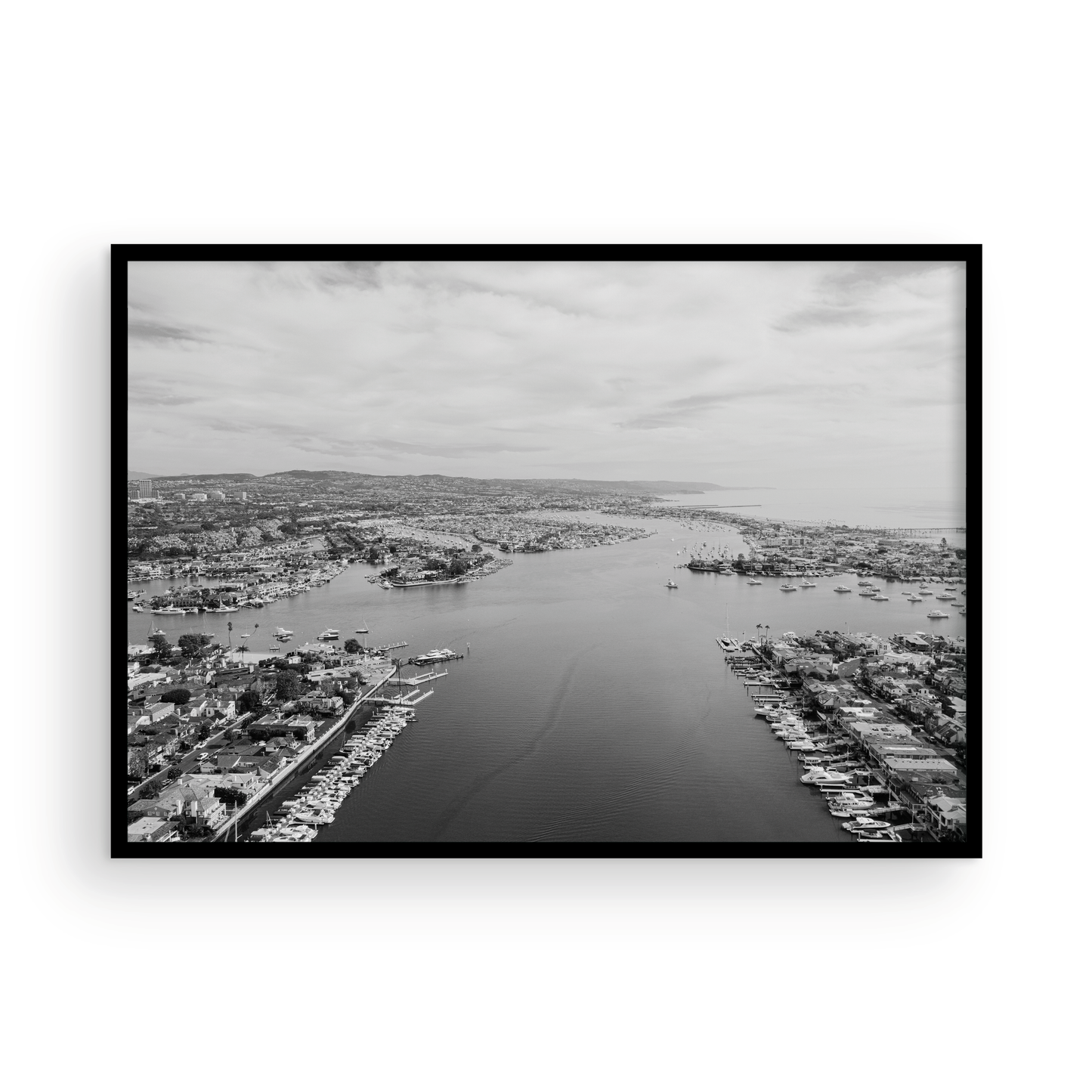 AERIAL NEWPORT BEACH TURNING BASIN