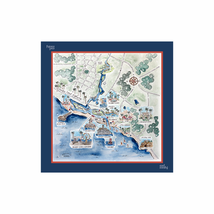 "THE NEWPORT" MAHJONG MAT  (PRE-ORDER)